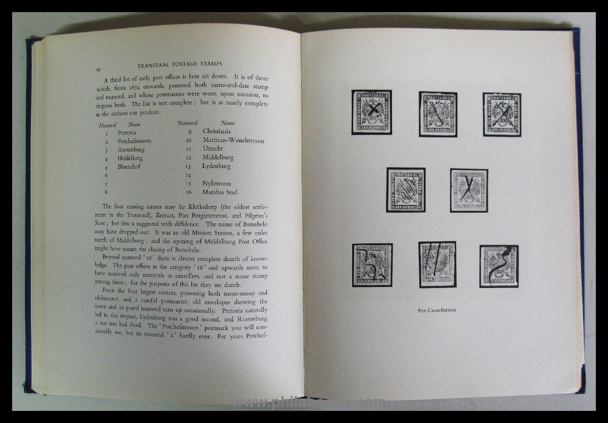 Curle/Basden, Transvaal Postage Stamps, The Royal Philatelic Socie...