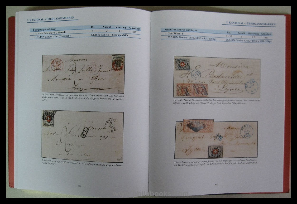 Schäfer, Richard: Swiss federal stamps 1850 - 1854, Durheim edition ...