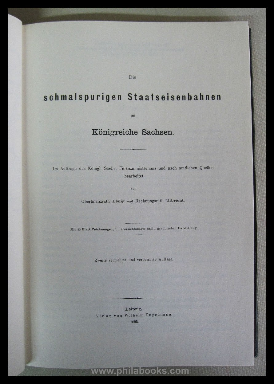 Ledig, Gustav Walther u. Johann Ferdinand Ulbricht:
Die schmalspu ...