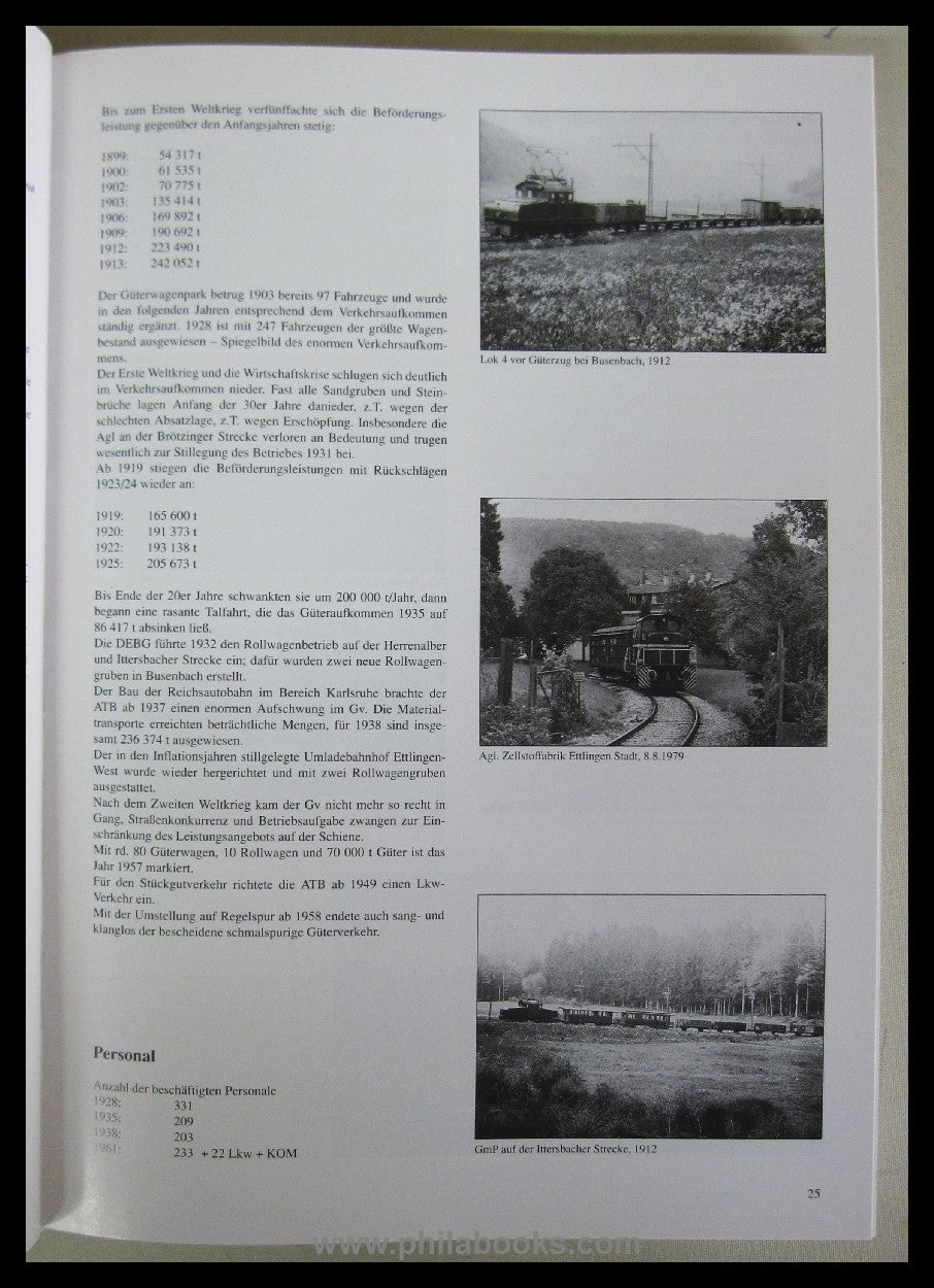 Wolff/Menges, German small and private railways, Volume 2, Baden, 199 ...