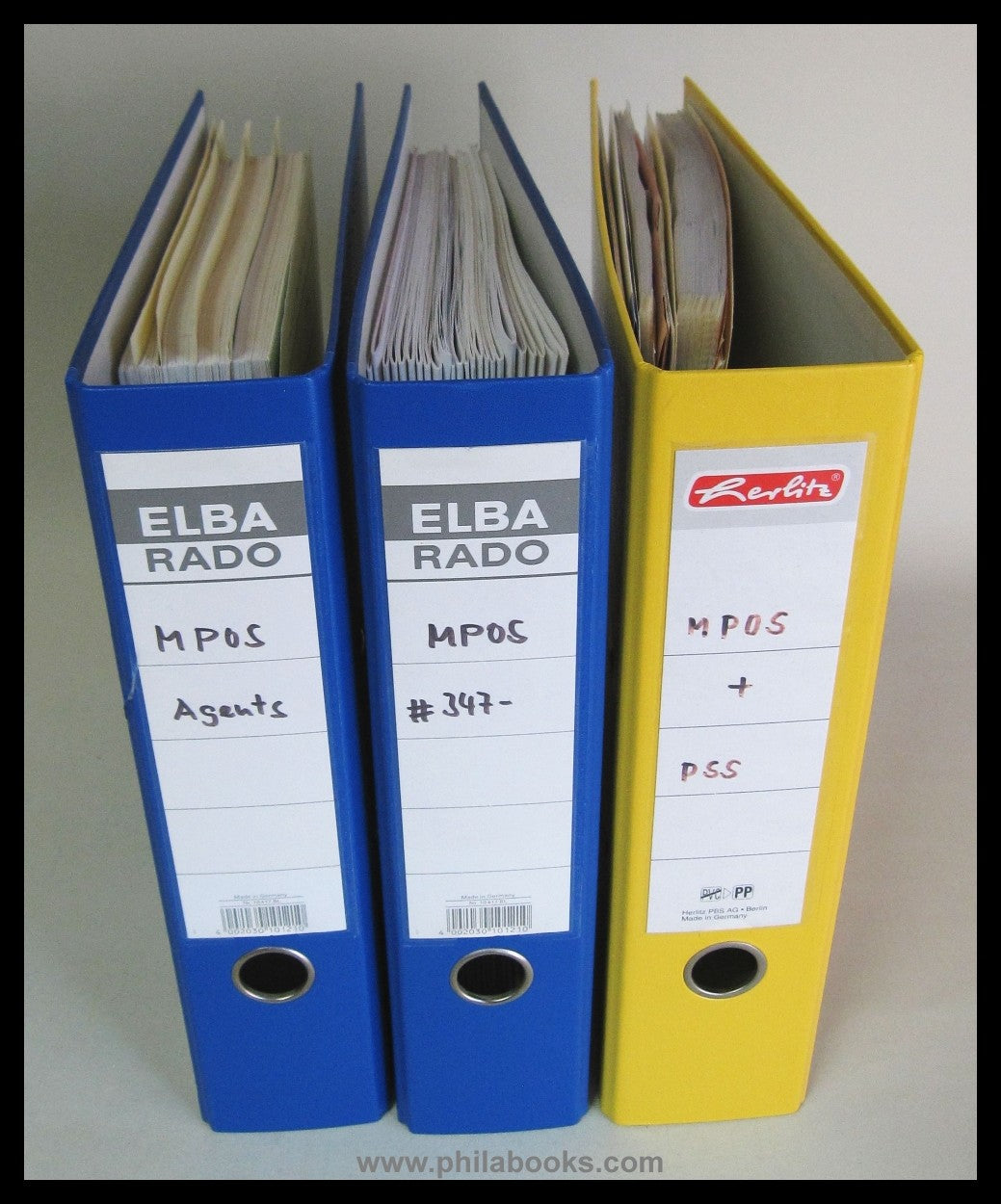 Mobile Post Office Society, USA, hier ein Konvolut mehrerer Handbu ...