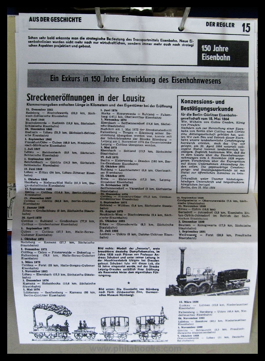Hintze railway post archive, here a folder with collector's documents concerning...