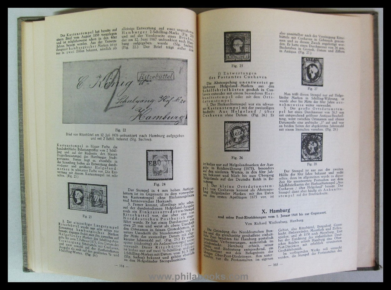 Association for Stamp Studies in Hamburg from 1885, Hamburg, its po...