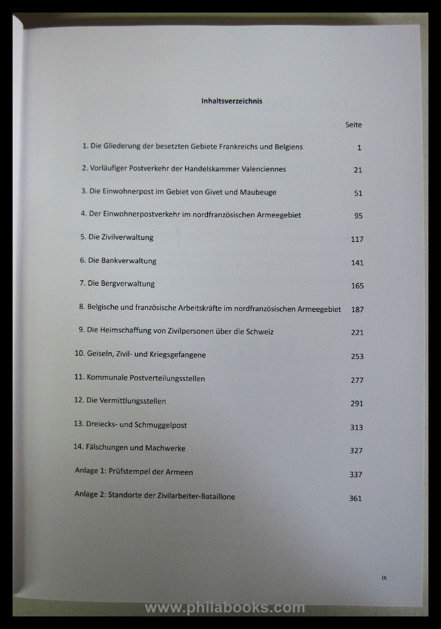 Ludwig/ Van Dooren, Le Courrier civil dans le Nord de la France oc ...