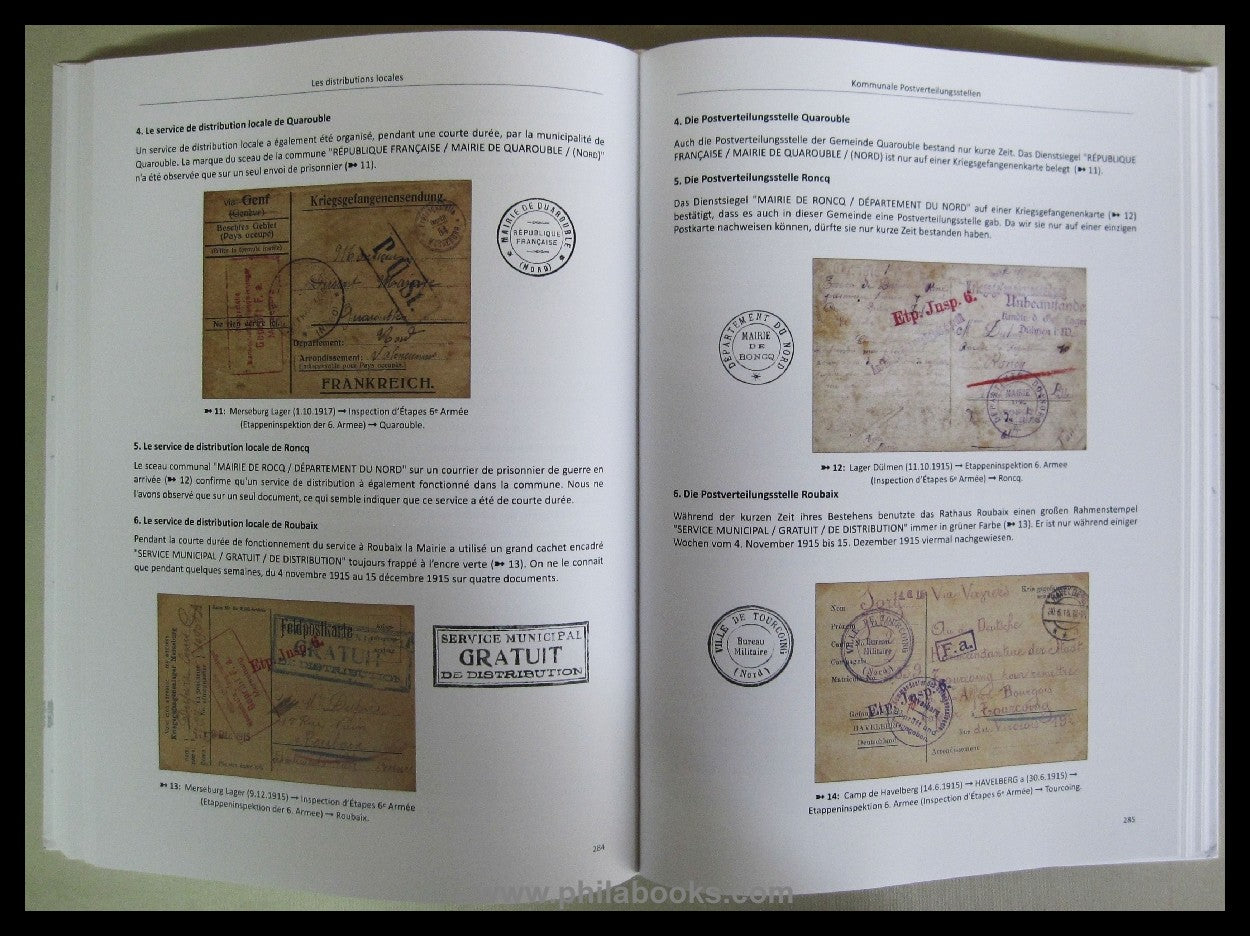 Ludwig/ Van Dooren, Le Courrier civil dans le Nord de la France oc ...