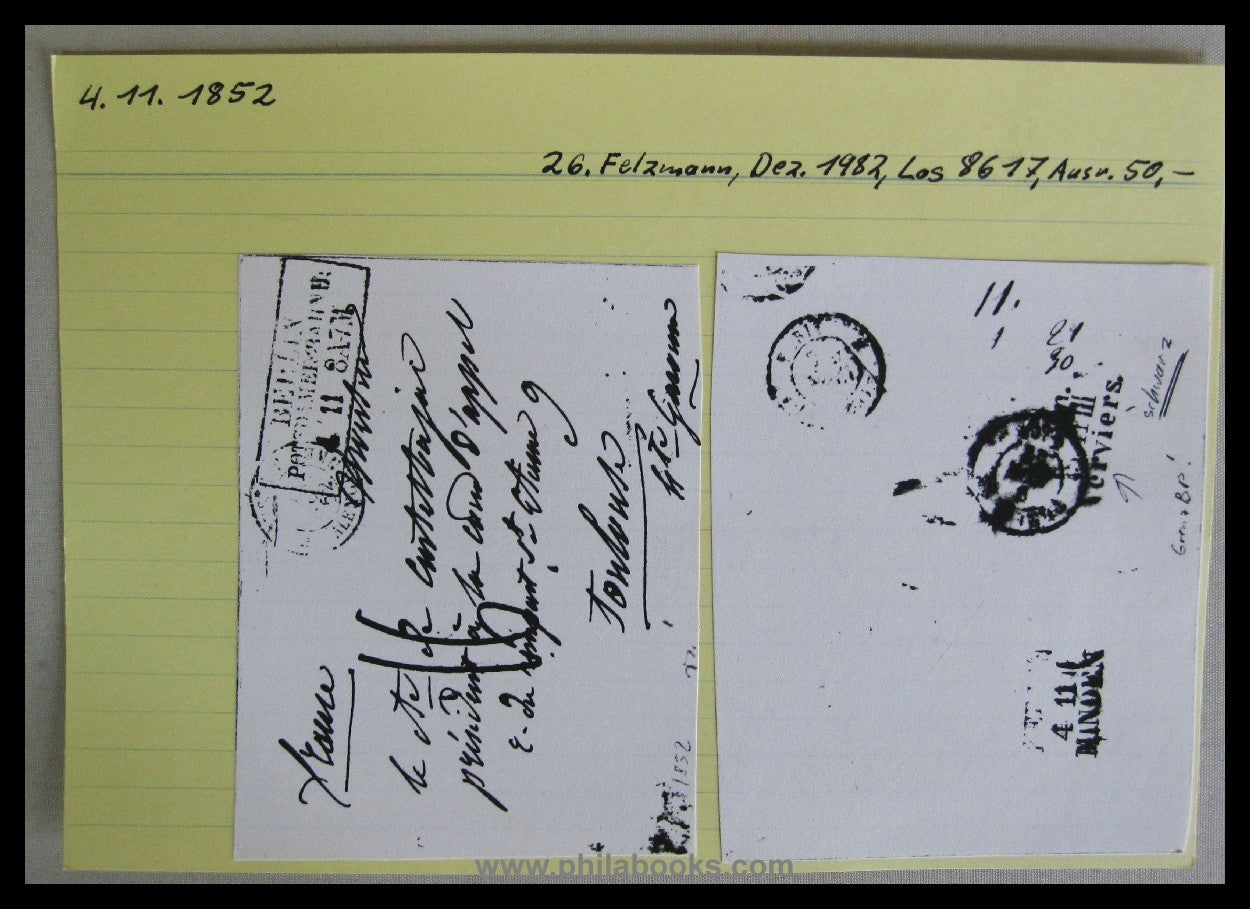 Old Germany railway post, here a registry on 350 index cards...