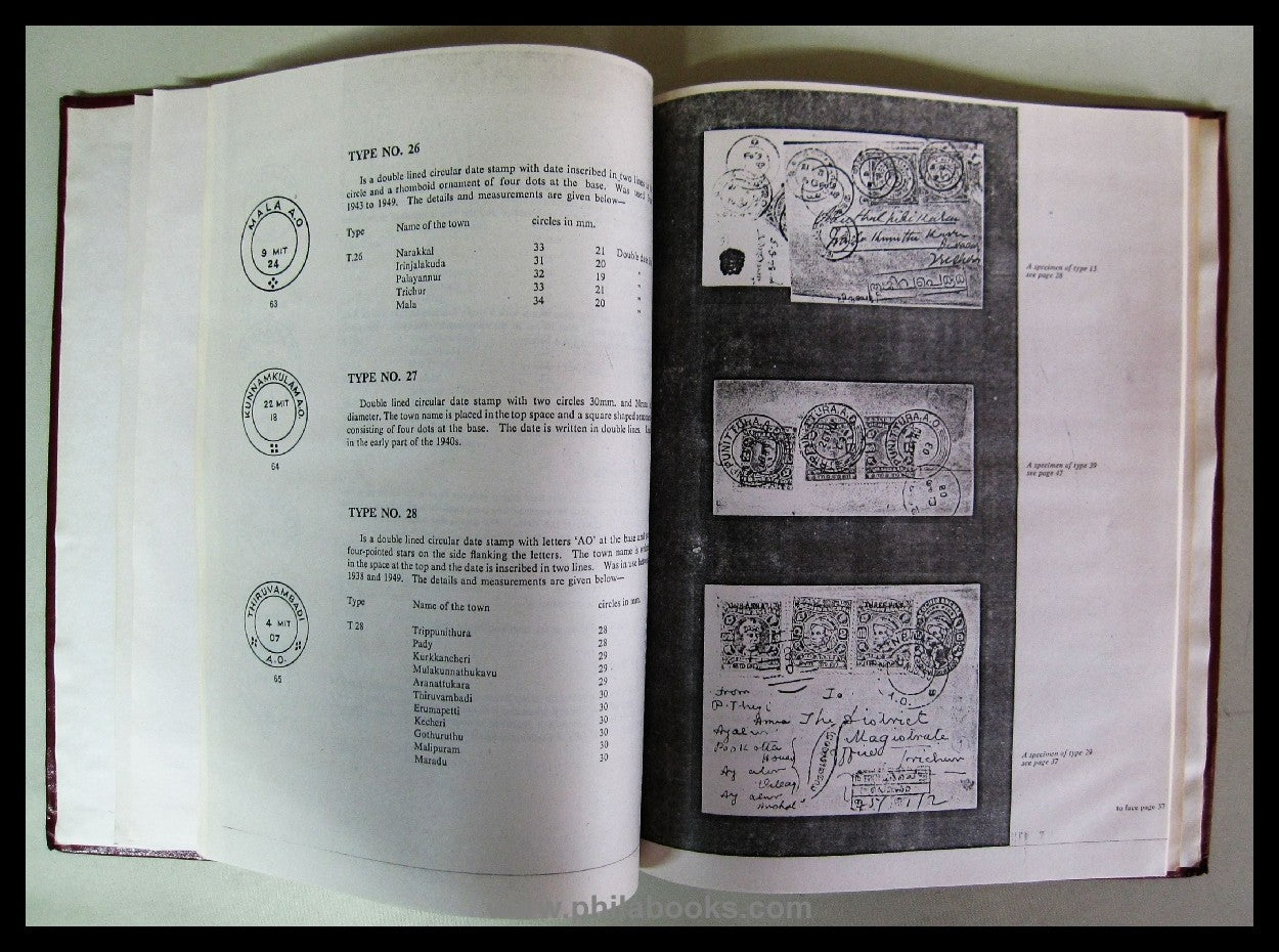 Pai, GB, Cochin Postmarks and Cancellations, Robson Lowe, 1974, ...