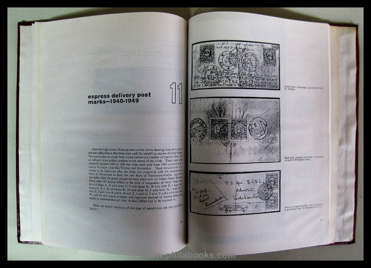 Pai, GB, Cochin Postmarks and Cancellations, Robson Lowe, 1974, ...