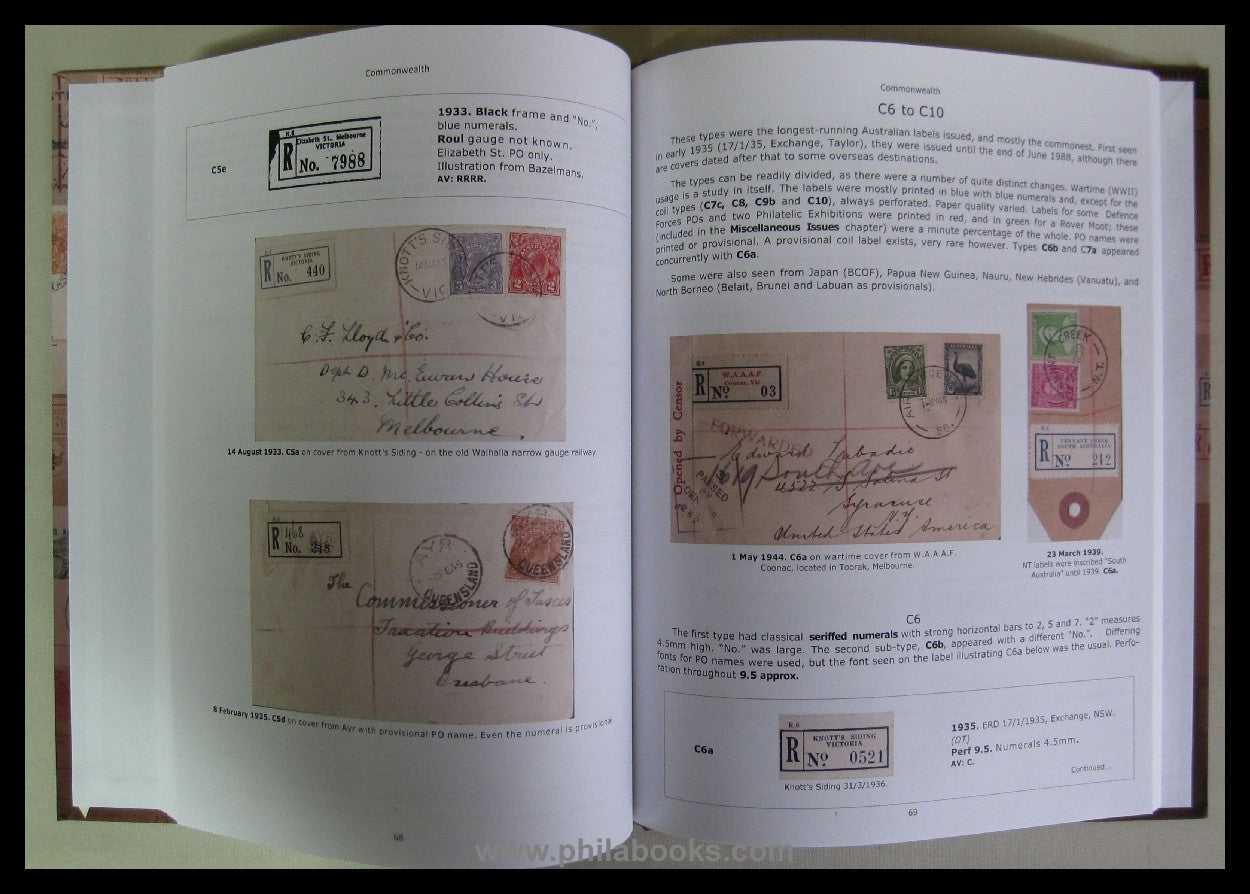 Burt, K.J., Post Office Registration Labels of Australia and its t ...