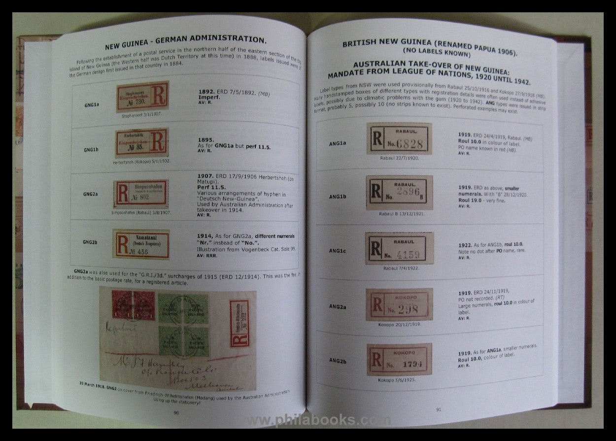 Burt, K.J., Post Office Registration Labels of Australia and its t ...