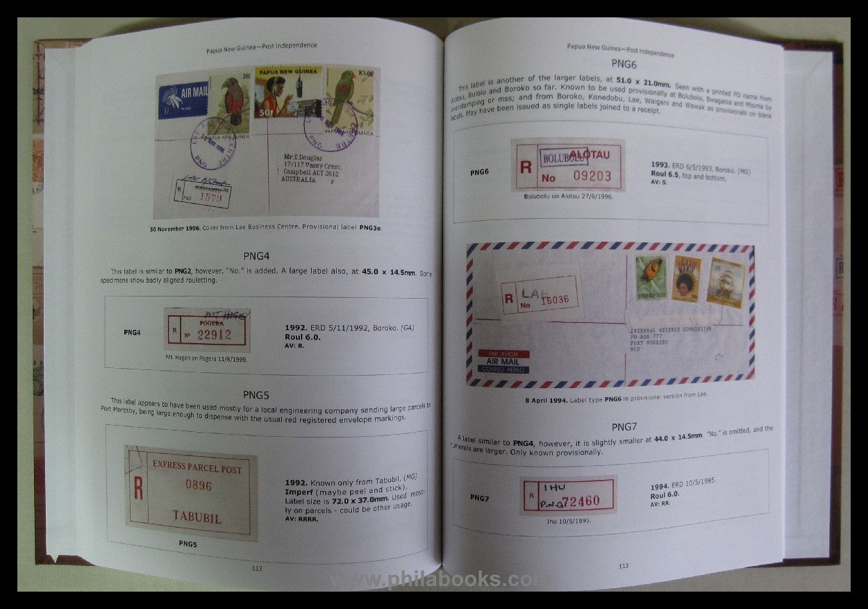 Burt, K.J., Post Office Registration Labels of Australia and its t ...