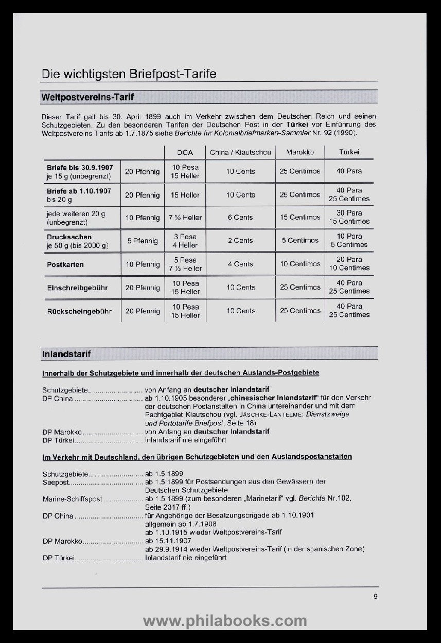 ArGe German colonies, stamp catalog German colonies and foreign ...