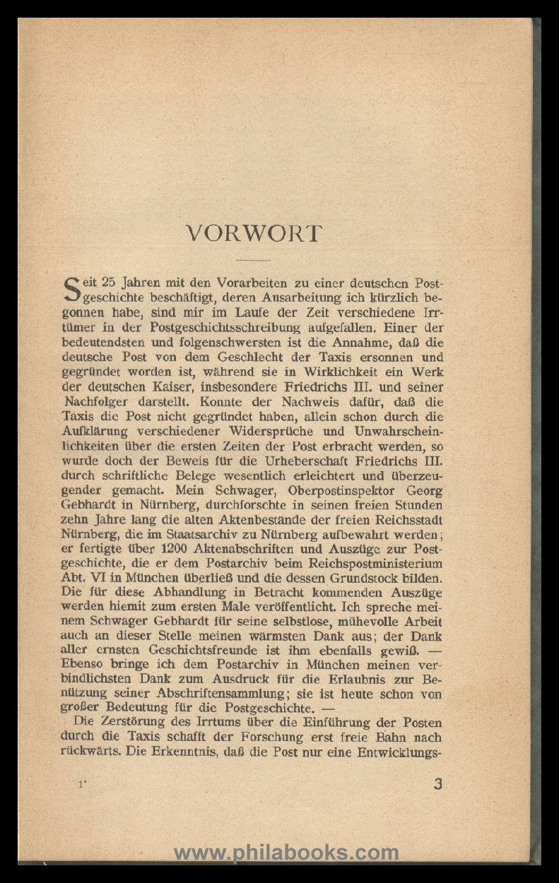 Kießkalt, Ernst: The Post - a work of Emperor Friedrich III, not ...