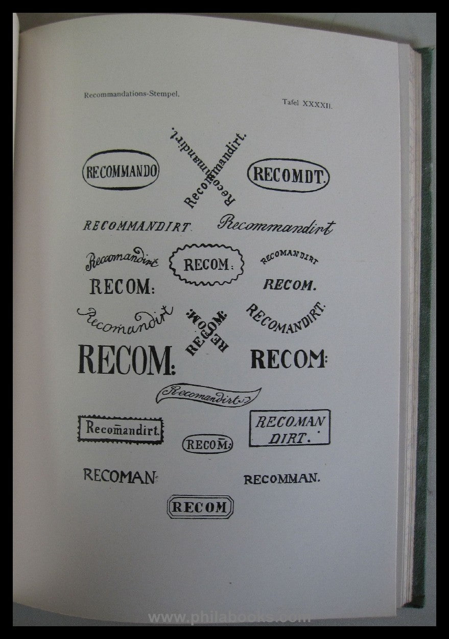 Kropf, H., Die Abstempelungen der Marken von Oesterreich-Ungarn un ...