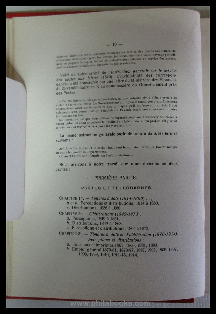 Hanciau, L., La Poste Belge et ses Miscellaneous Marques Postales 1814- ...