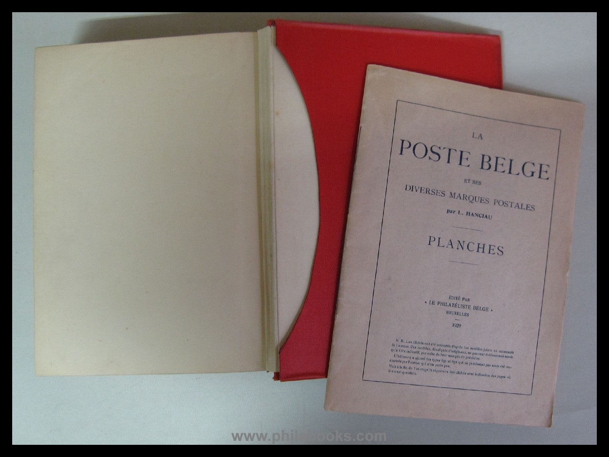 Hanciau, L., La Poste Belge et ses Miscellaneous Marques Postales 1814- ...