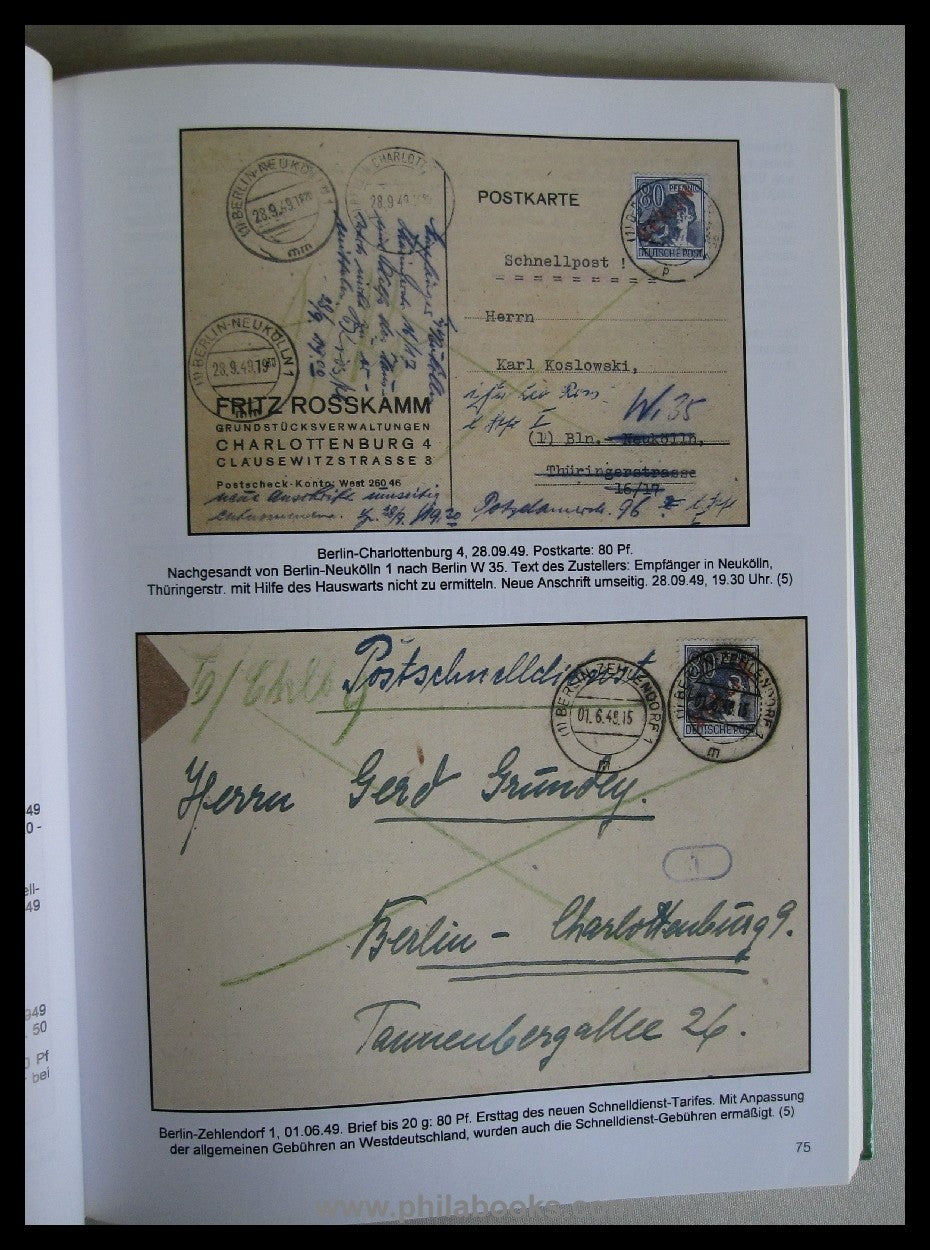 Steinbock, Günther/ Gunn, John H.: 1948-1963 Postschnelldienst Ber ...