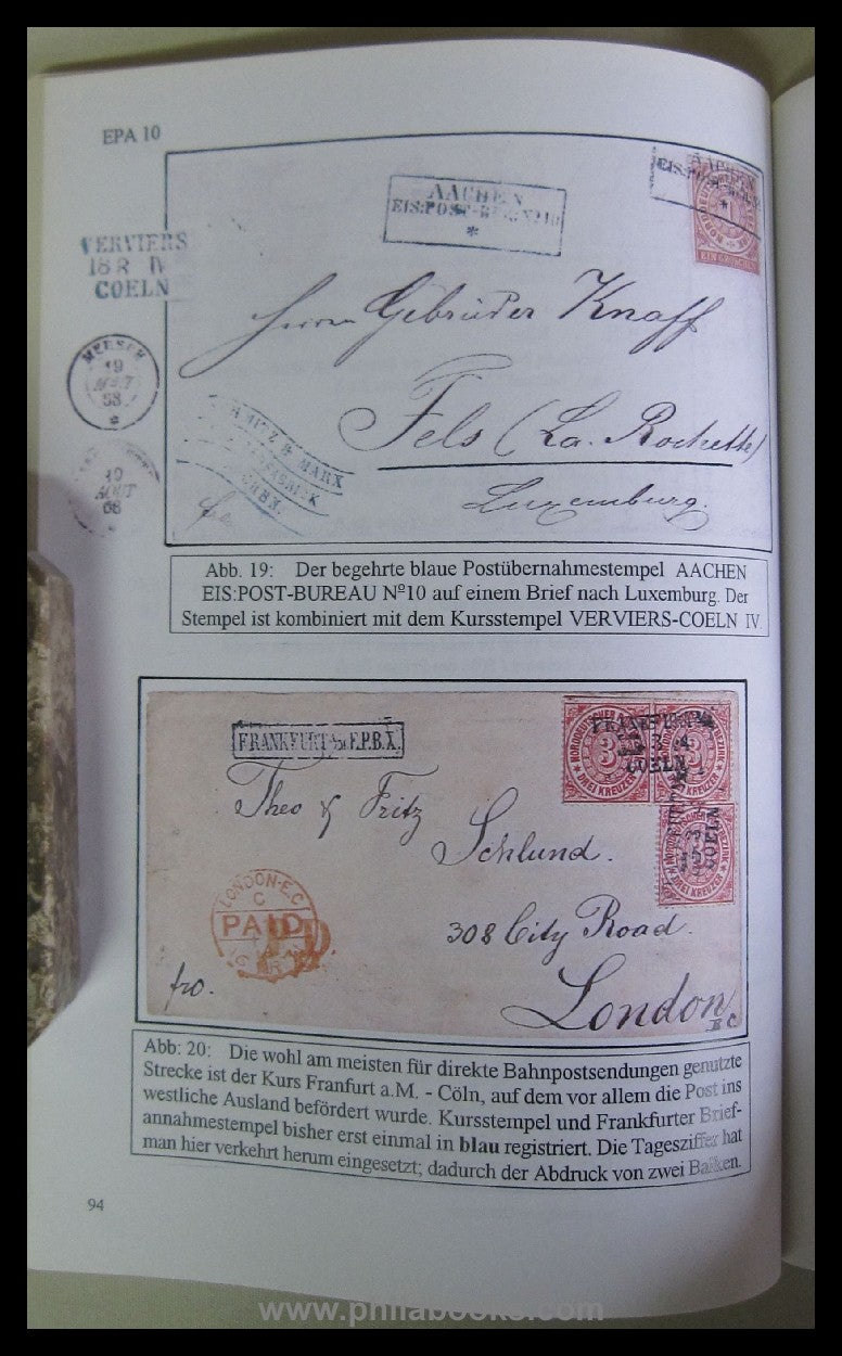 Garnier, I. von, Catalog of railway postmarks 1868-1871, 2004, Stem...