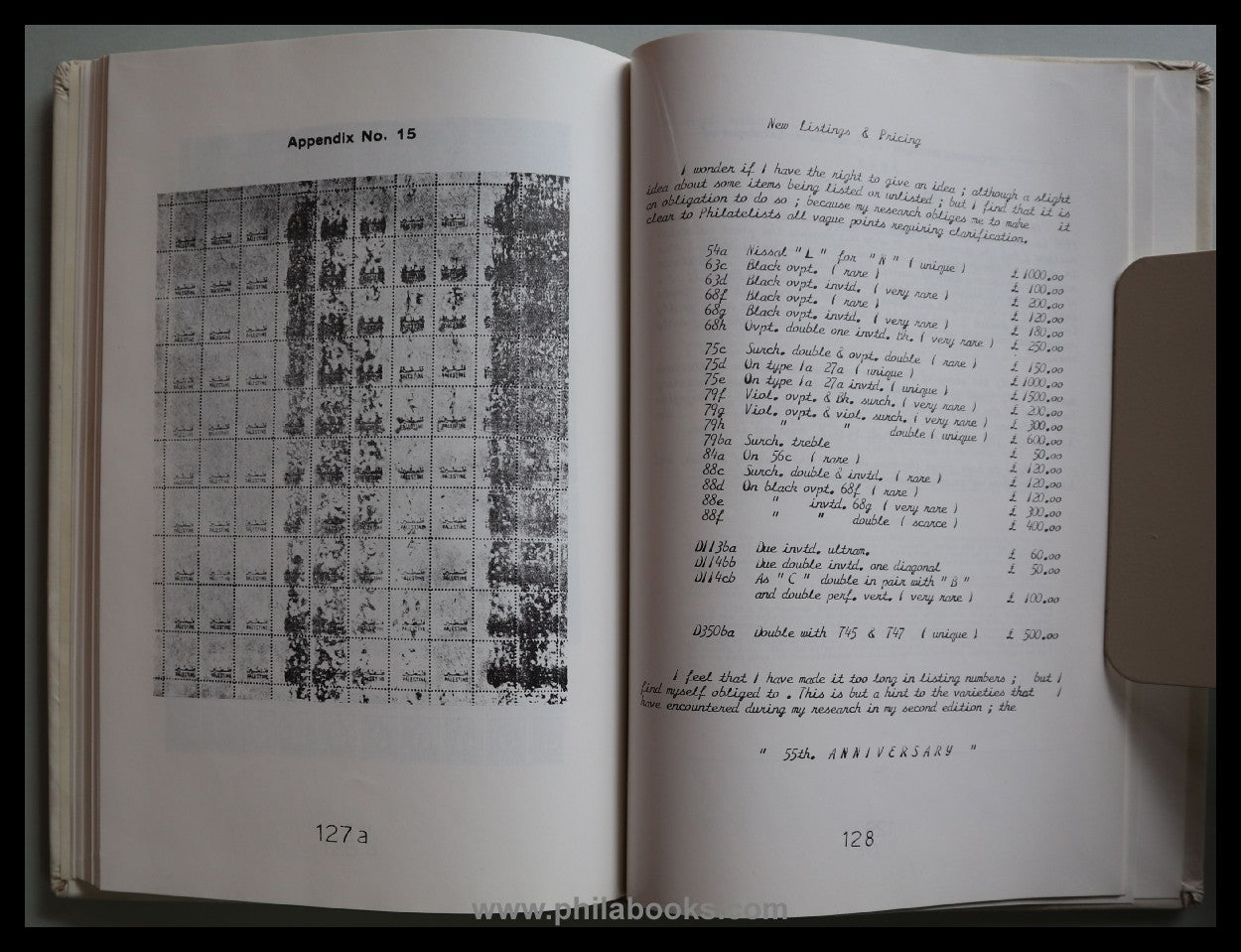 Souan, KCR: Philatelic History of Jordan, 55th anniversary, Amm ...