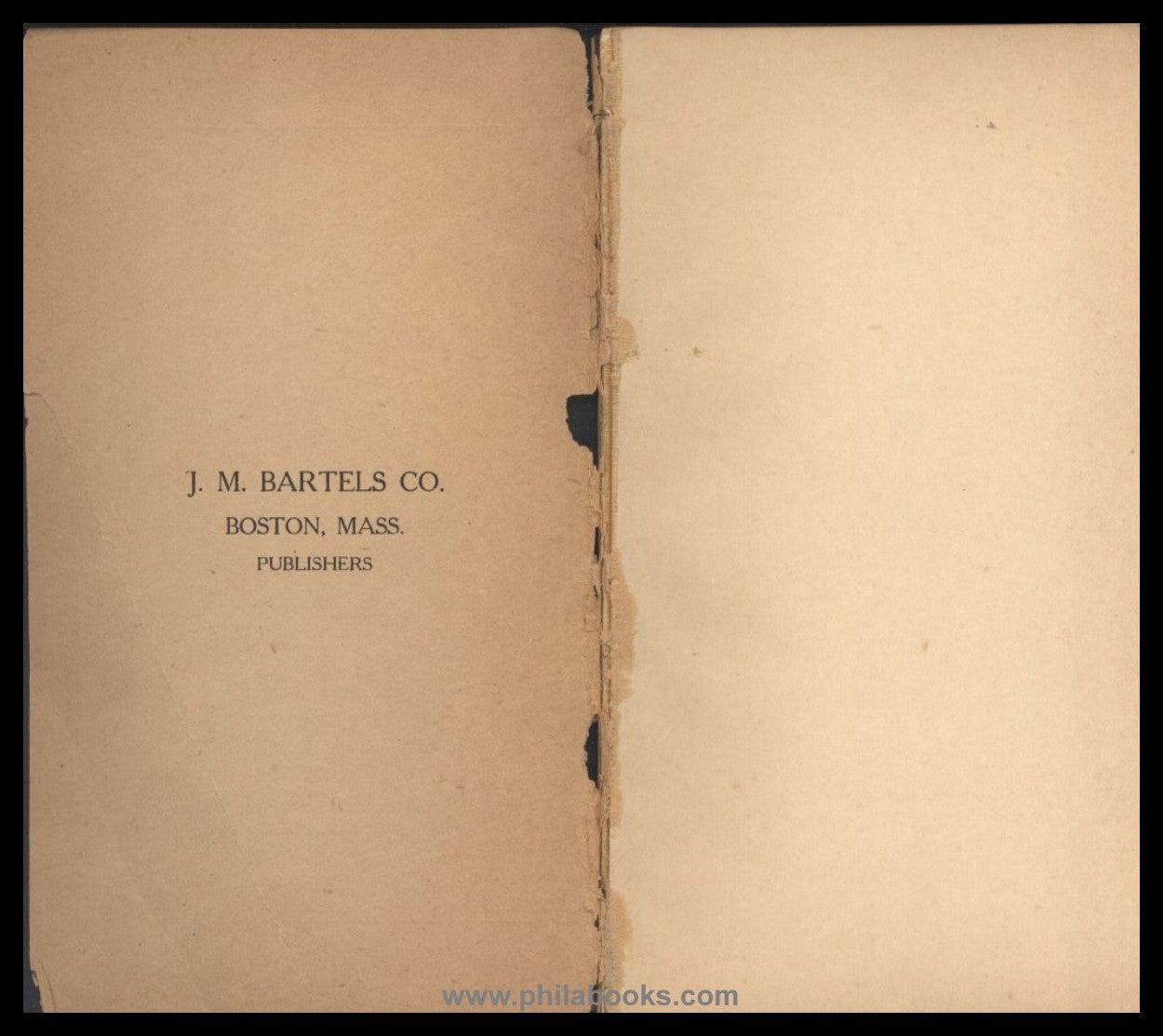 Randall, WW/Bartels, JM: Bartel's Check List of the Postage St ...