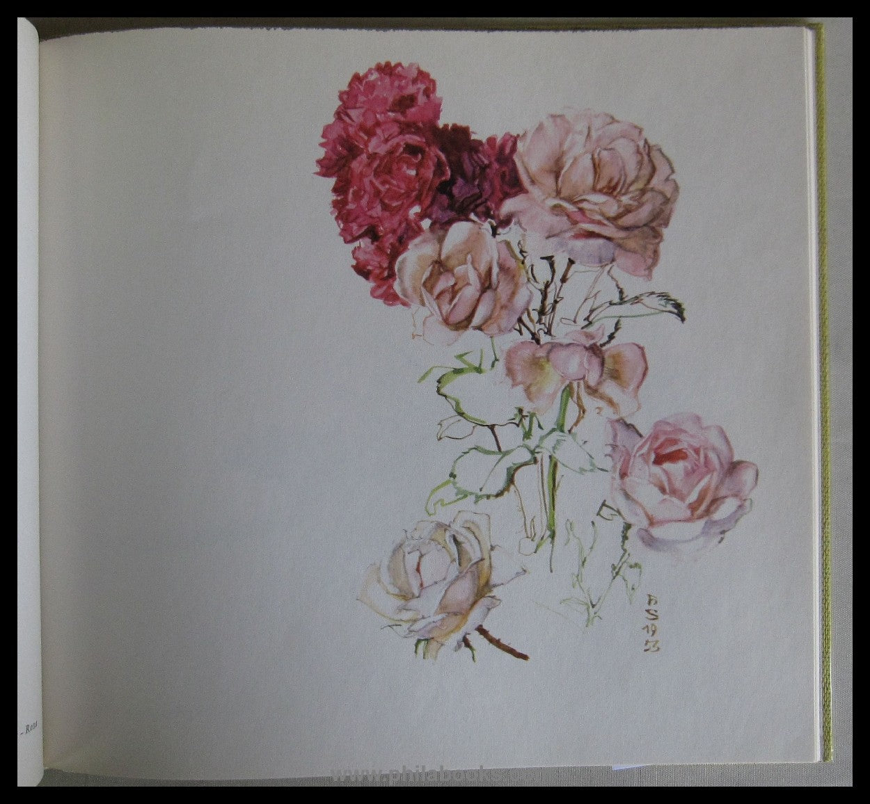 Plass, G., Hans Strohofer, Aquarelle Zeichnungen, Briefmarken, 196 ...