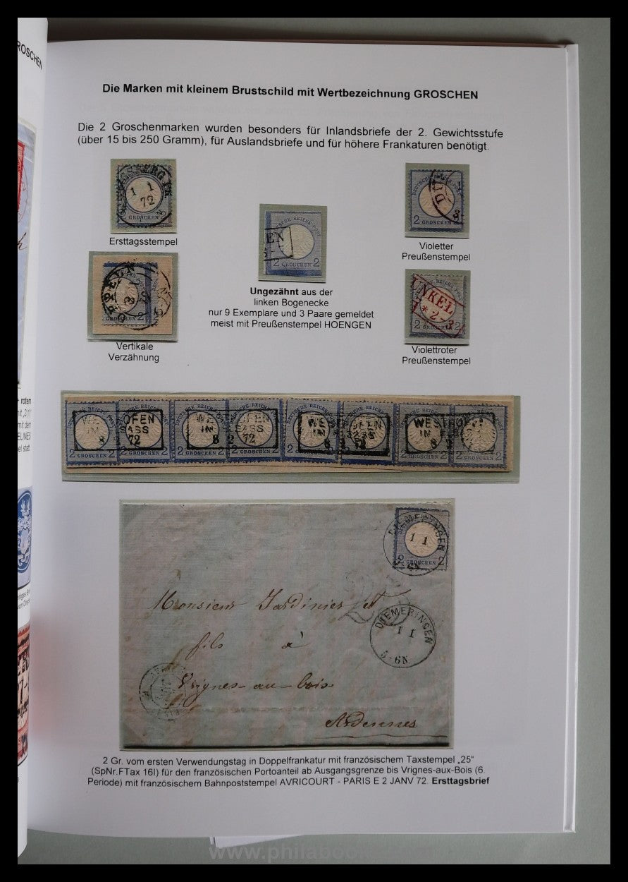 Hansmichael Krug, Deutsche Reichspost 1872-1875, The issues before ...