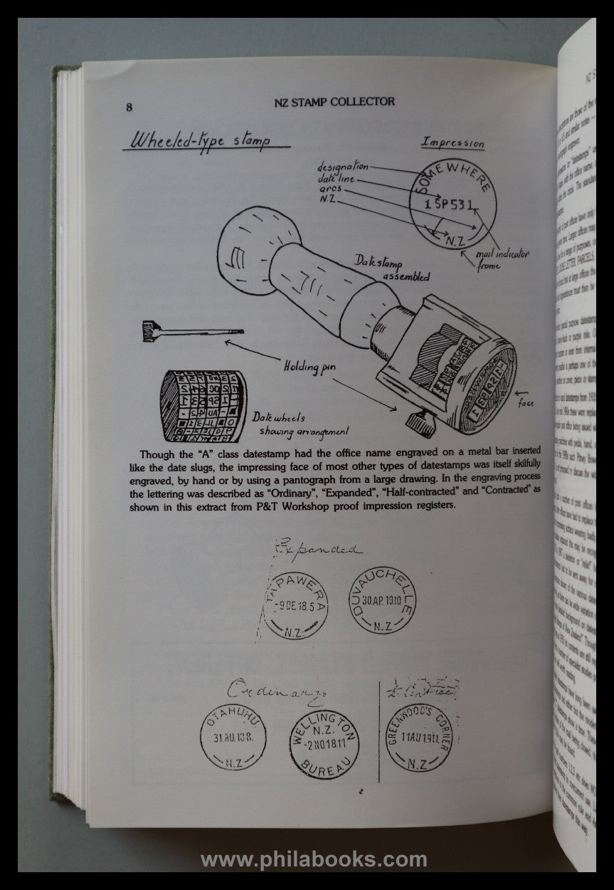 The New Zealand Stamp Collector 1975-1994 in 6 excellent private b...
