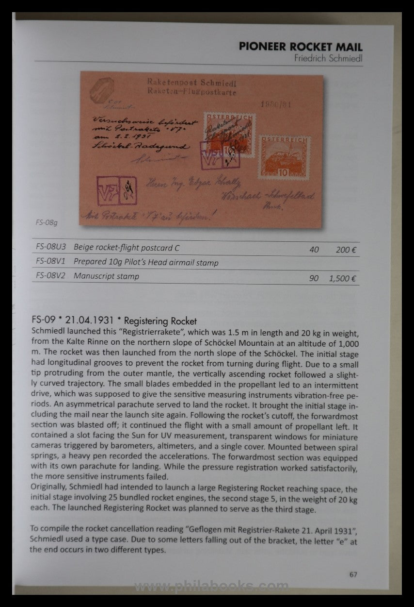 Hopferwieser, W.: Pioneer Rocket Mail & Space Mail, revised ...