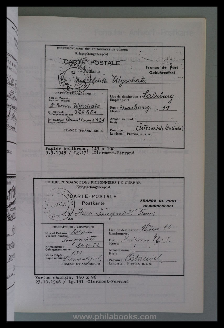 Falleis, FH/ Hekele, W.: Military and Philately, German War ...