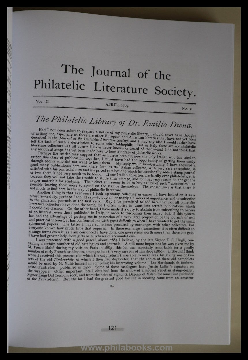 Maassen, W. (Hrsg.), The Journal of the Philatelic Literature Soci ...