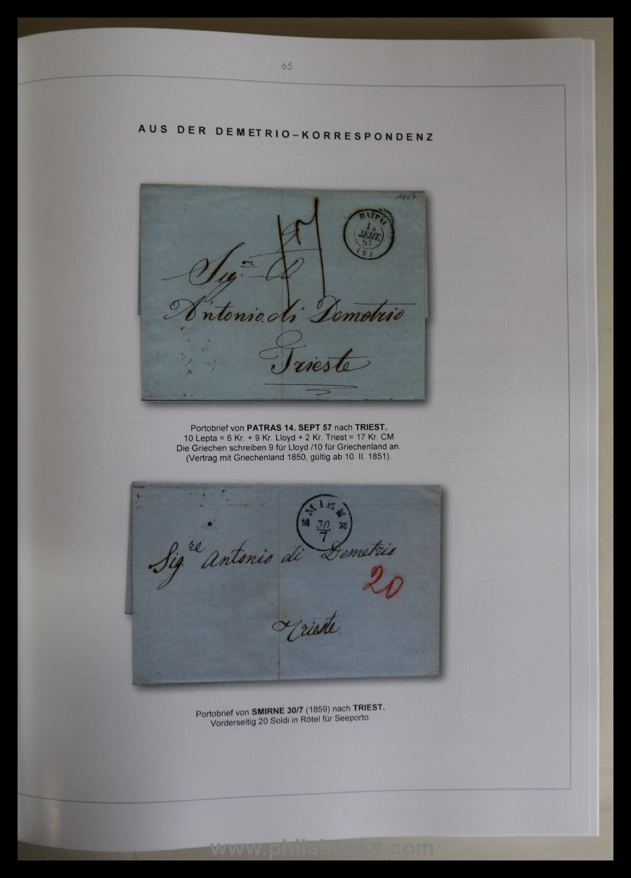 Schindler, W., Die Österreichische Post in der Levante, 200 Jahre ...