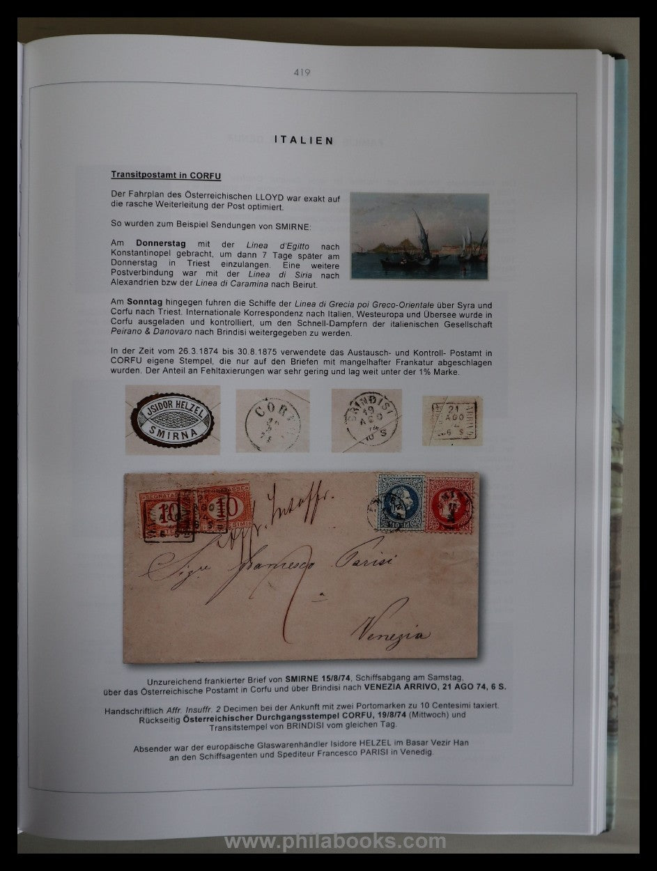 Schindler, W., Die Österreichische Post in der Levante, 200 Jahre ...