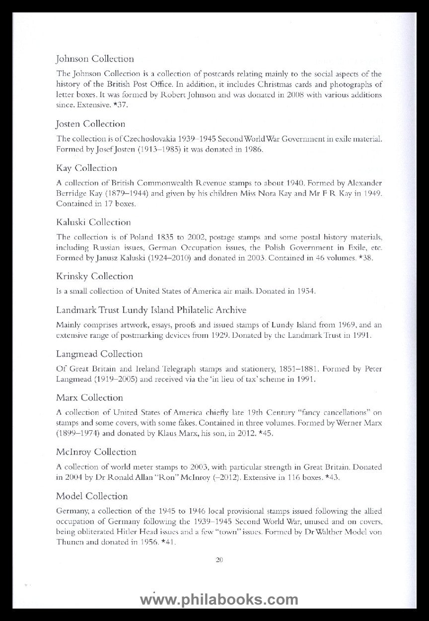 Beech, David R. - A Guide to Philatelic Research at The British Li ...