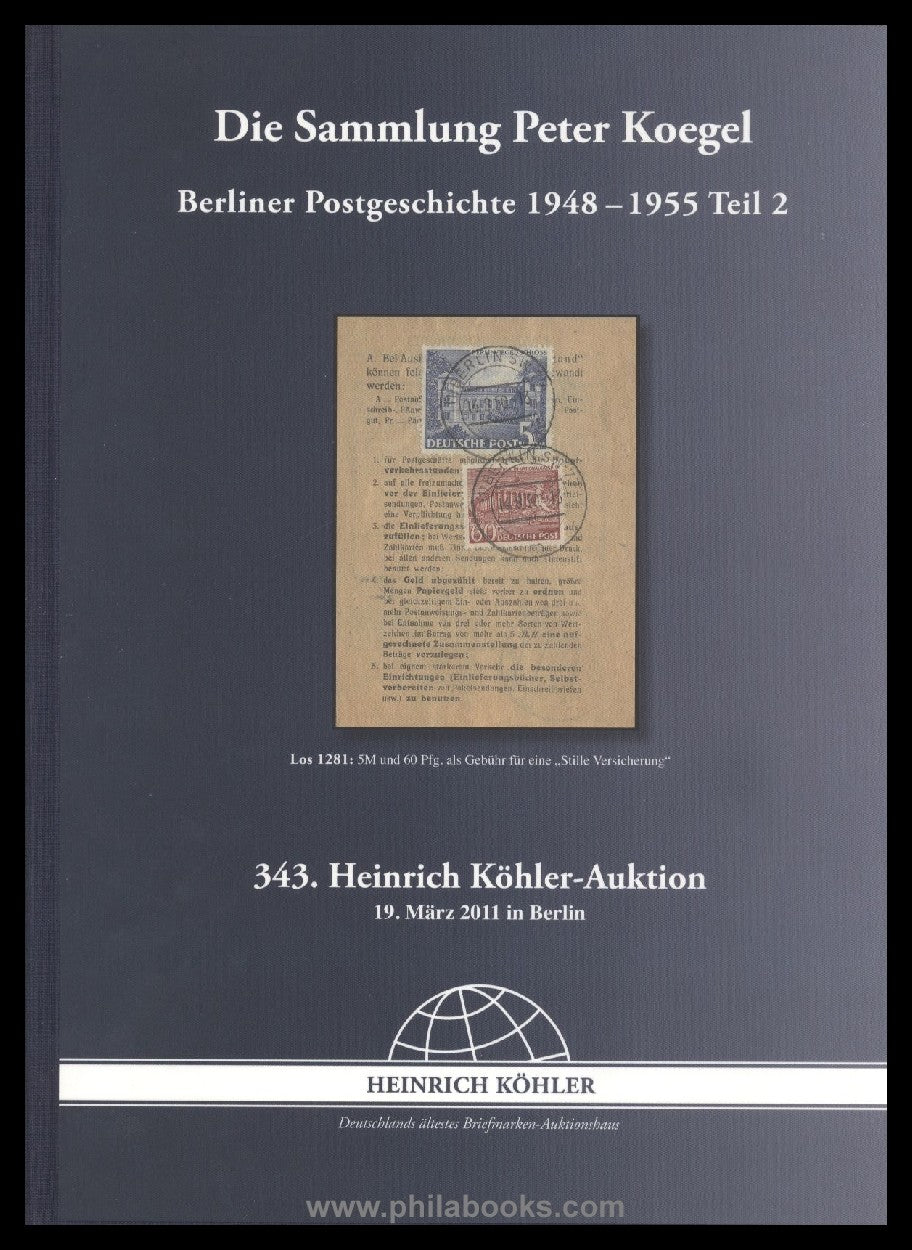 HeinrichKöhler, Auktion, 2010-09 'Koegel'