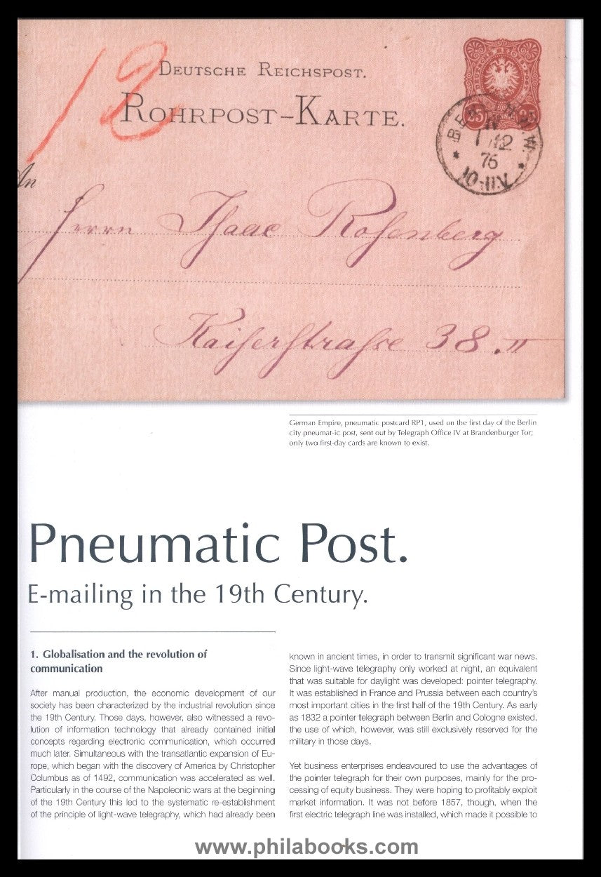 Krüger, Prof. Dr. R., Pneumatic tube. The email of the 19th century./ ...