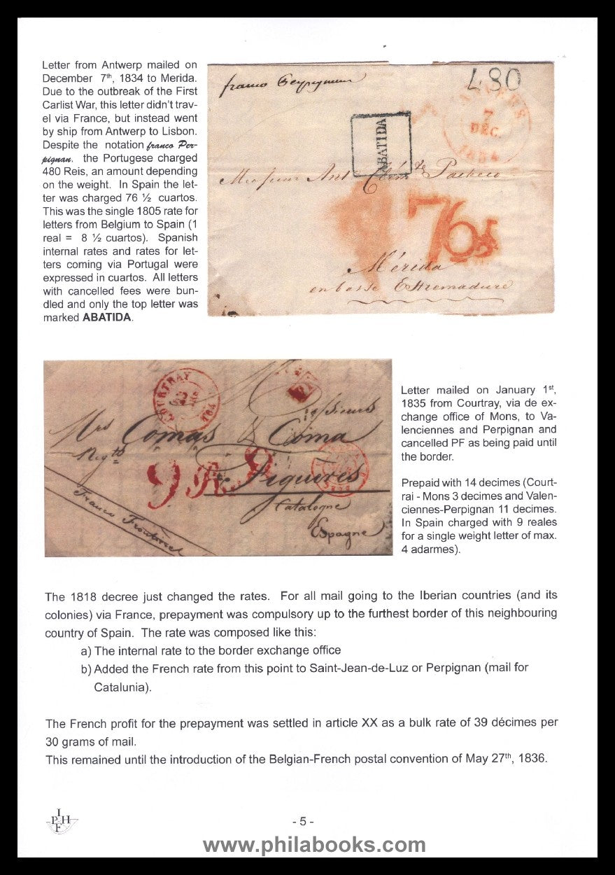 Wijnants, P., Mail Traffic between Belguim and Spain from the acce ...