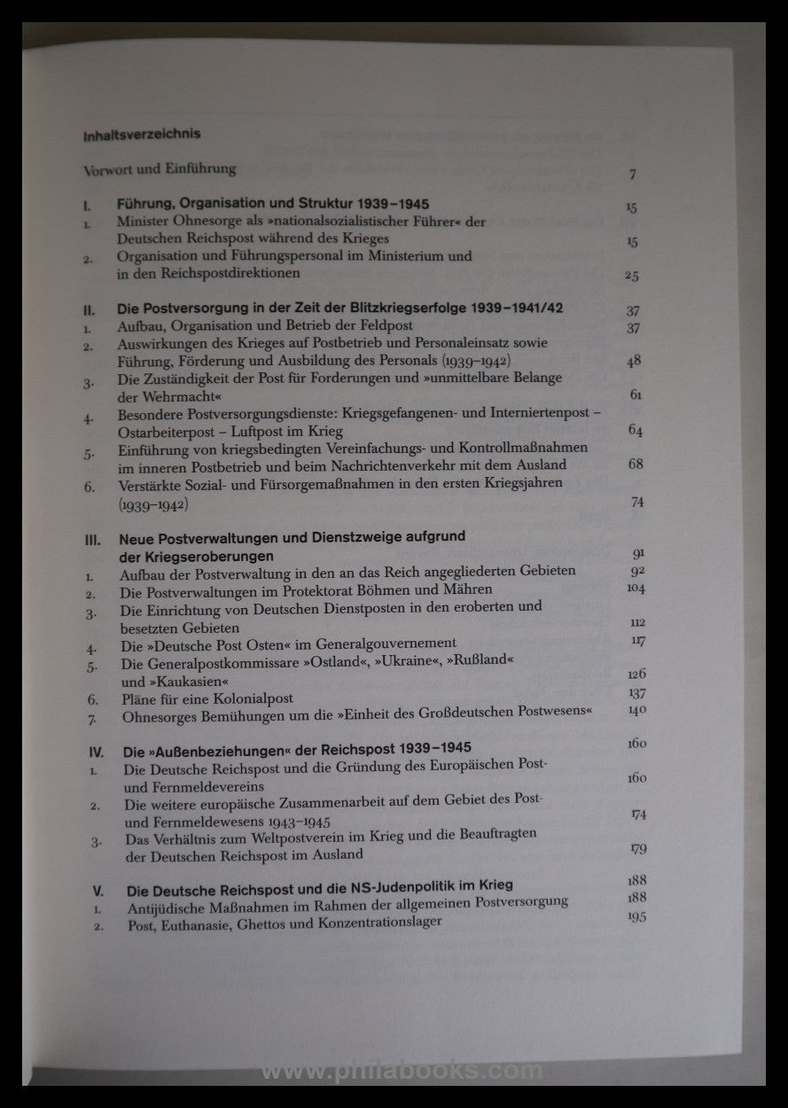 Lotz/Ueberschär, Die Deutsche Reichspost 1933-45, Eine politische ...
