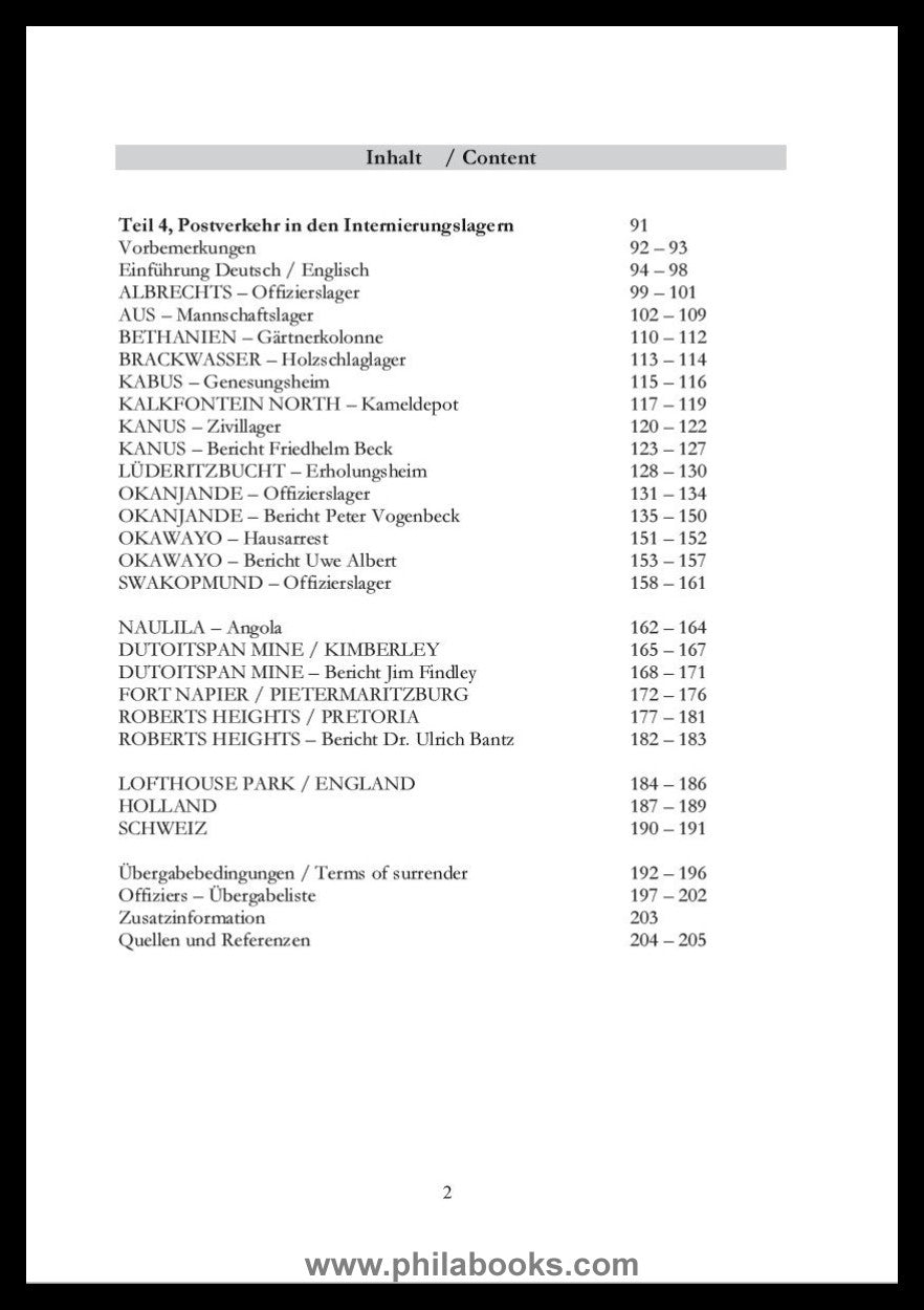 Albert, U./ Koppe, H., Postverkehr im besetzten Deutsch-Südwestafr ...