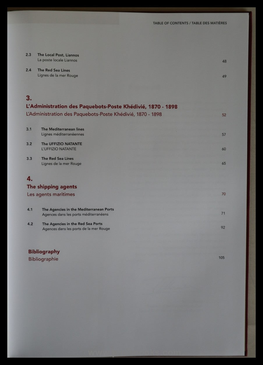 Salam, Hany: The Egyptian Maritime Mail Postal History/ La Poste M ...