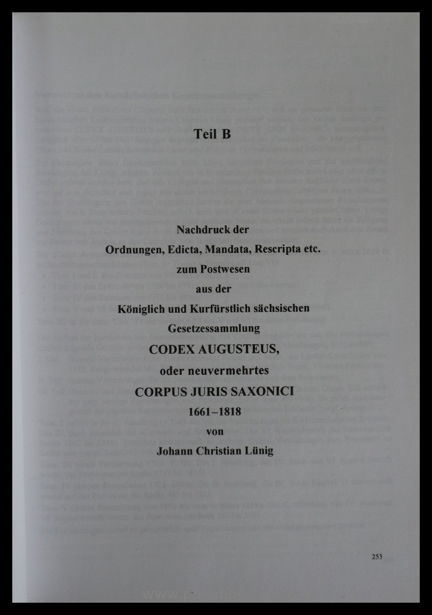 Diederichs, H., Von Post-Sachen und Vorspann, und was dahin gehöri ...