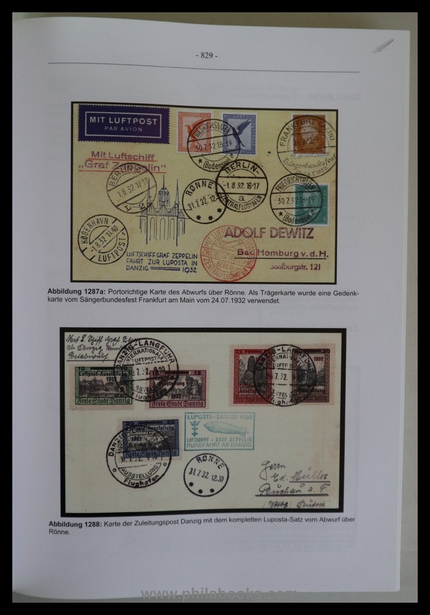 K.B. Spezial, Katalog für Zeppelinpost der ganzen Welt und Zugleit ...