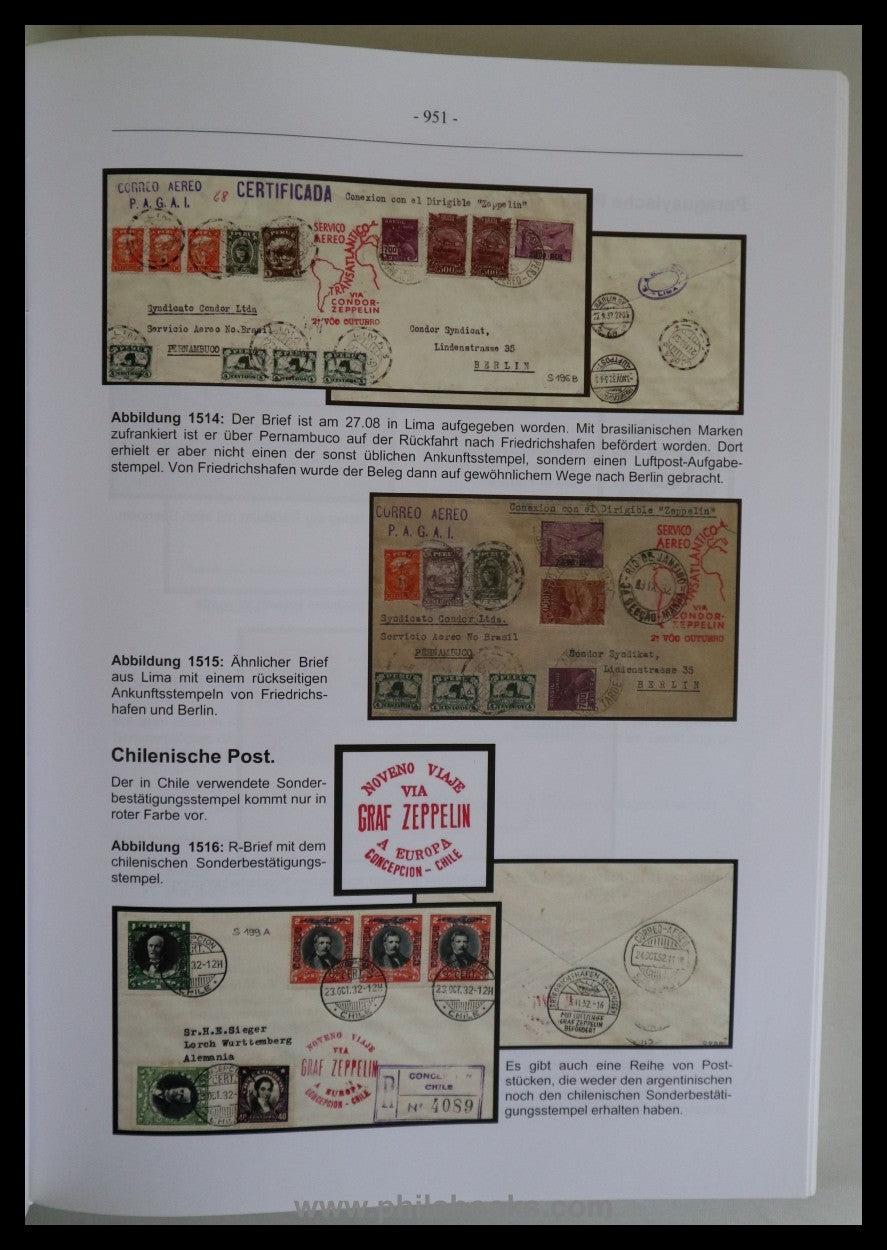 K.B. Spezial, Katalog für Zeppelinpost der ganzen Welt und Zugleit ...