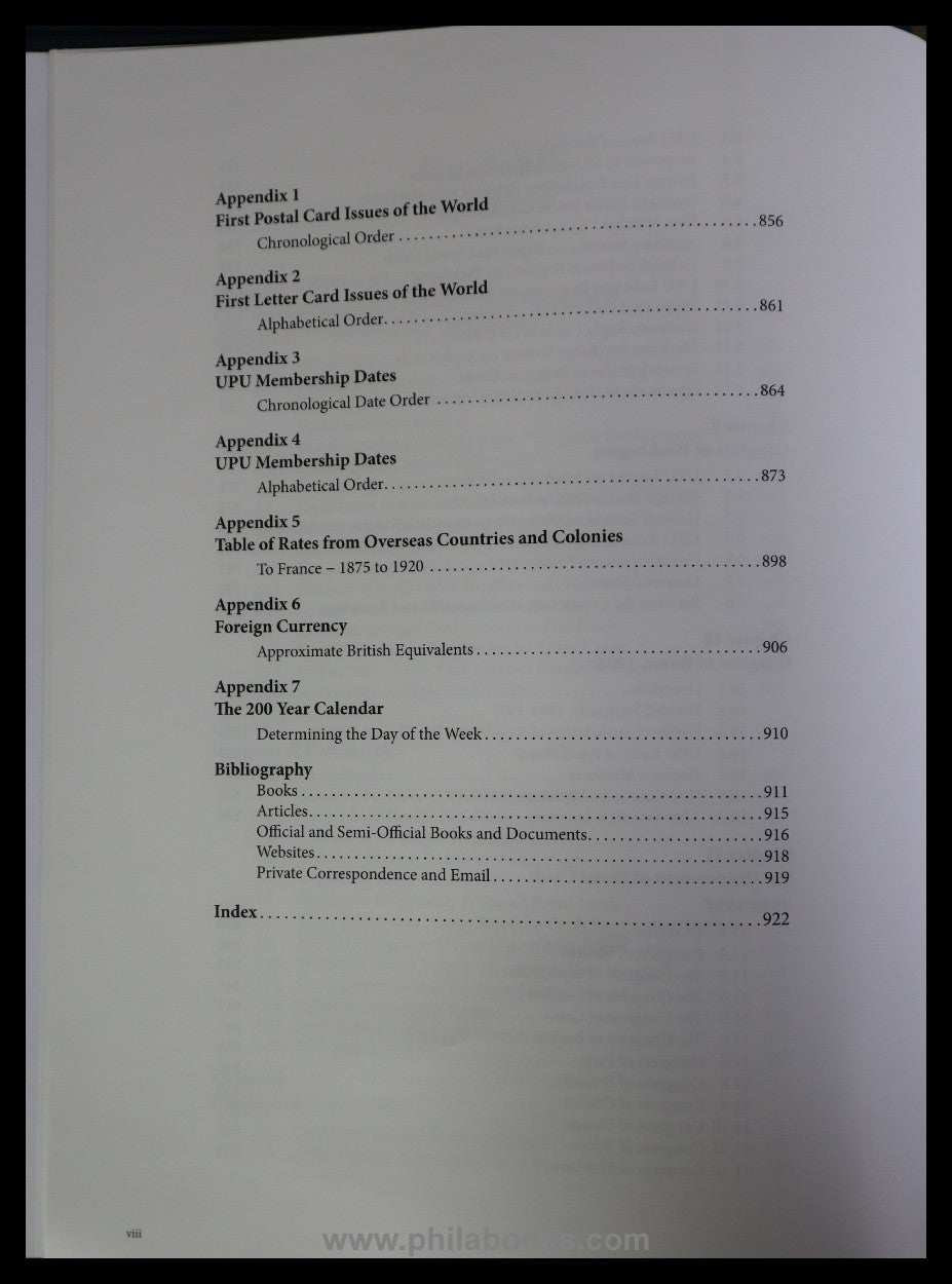 Gough, James Peter: The Postal History of the Universal Postal Uni ...