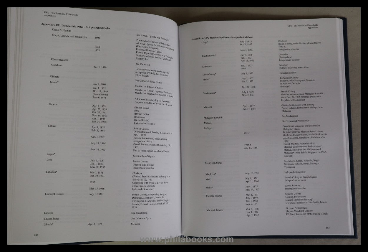 Gough, James Peter: The Postal History of the Universal Postal Uni ...