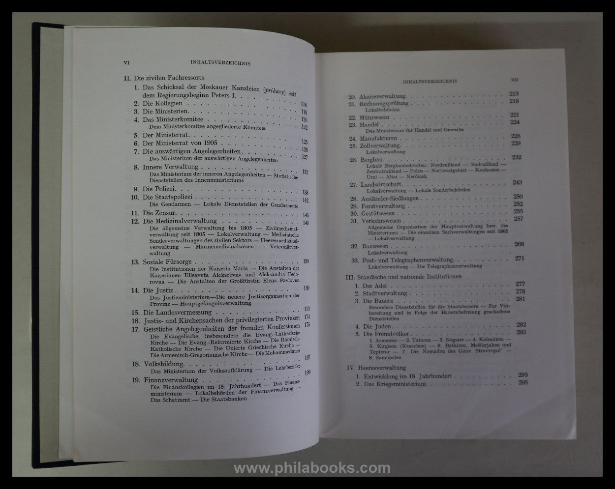 Amburger, E., History of the official organization of Russia by Pe ...