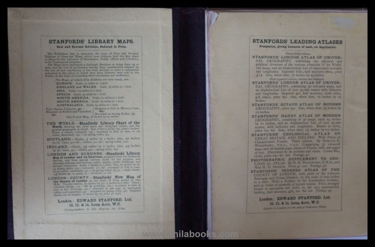 1915, Standford's War Maps (Cartographers to His Majesty the King ...