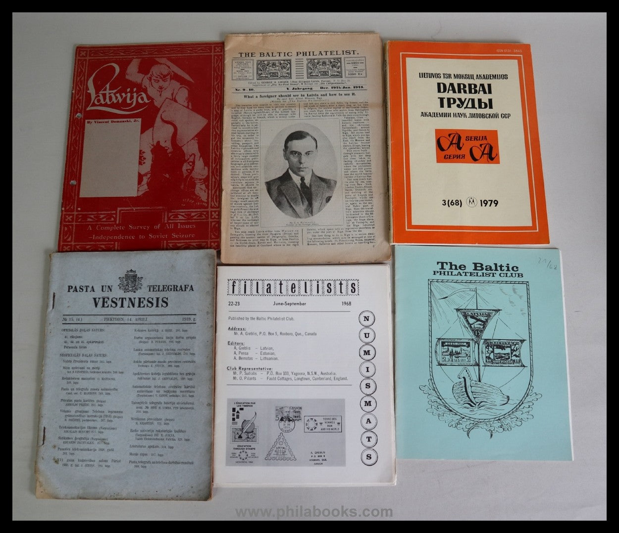 Magazines Baltic States, here a large collection of phil...