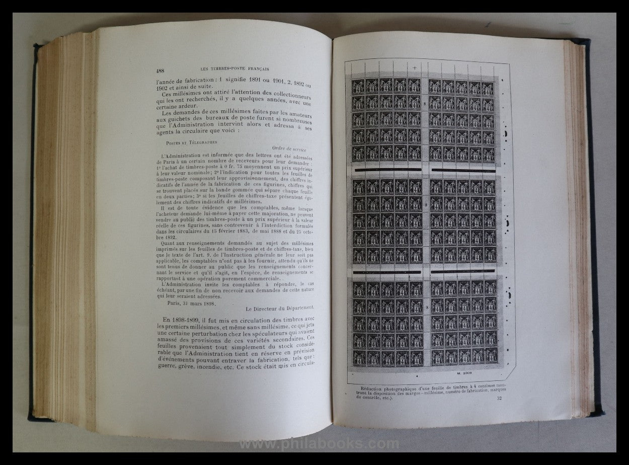 Maury, A., Histoire des Timbres-Poste Francais, Enveloppes, Bandes ...