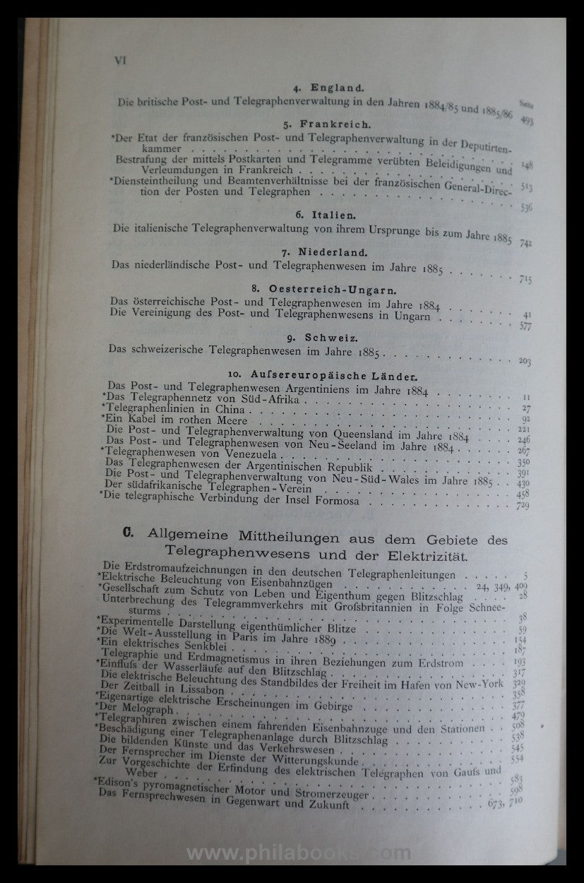 1887, archive for postal history and telegraphy, supplements to the official ...