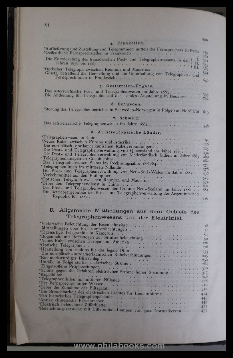 1885, archive for postal history and telegraphy, supplements to the official ...